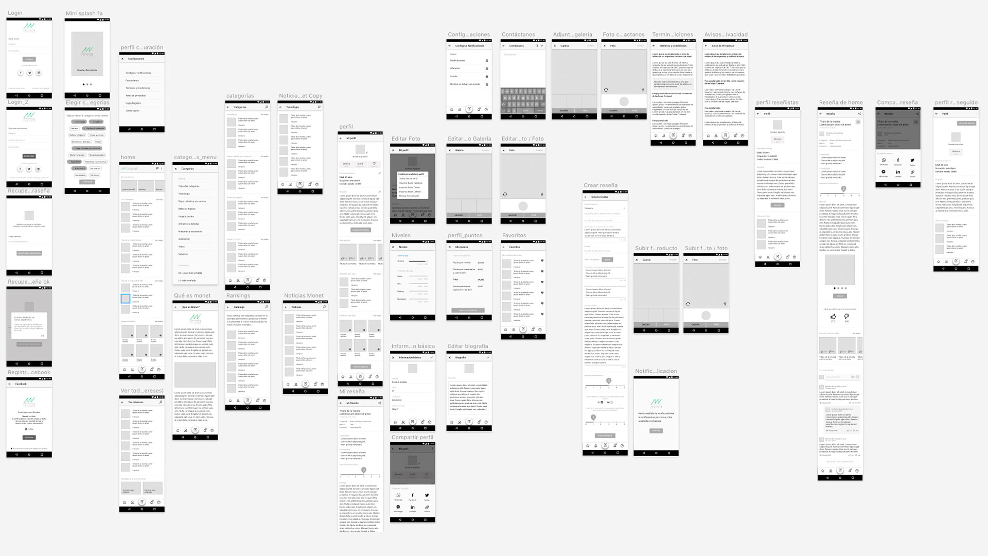 wireframes